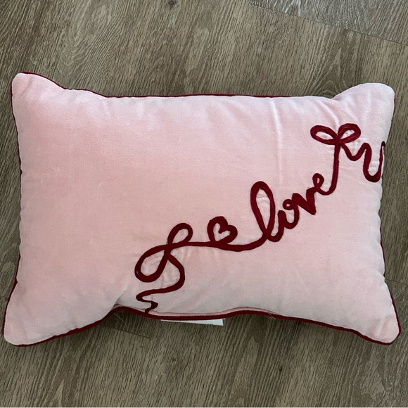 Threshold Love Script Lumbar Pillow - Picture 2 of 7